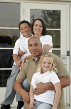 Stock photo of family